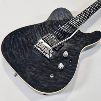 Fender Telecaster Set Neck 1991 Custom Shop Trans Black image 4