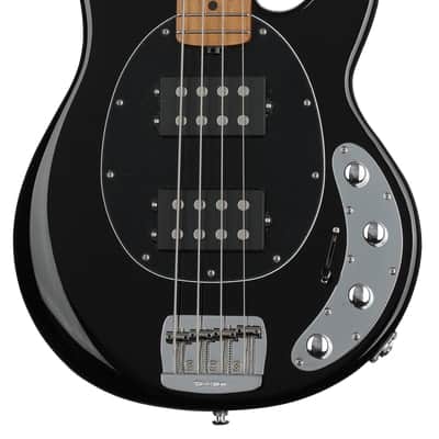 Ernie Ball Music Man StingRay Special 4 HH Bass Guitar - Black with Maple Fingerboard image 2