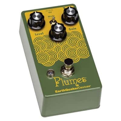 EarthQuaker Devices Plumes Small Signal Shredder 2019 - Present - Green / Yellow Print image 2