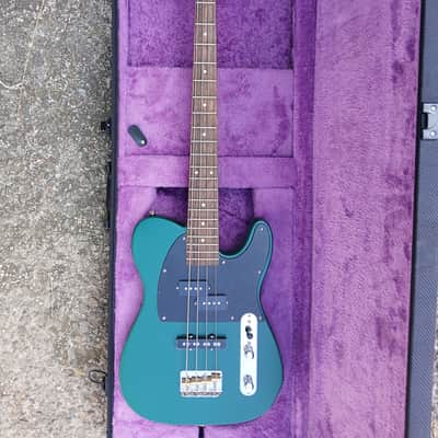Clip TBS-4 Bass Guitar Short Scale Telebass Deep Olive Green image 8