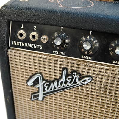 Fender Princeton Reverb Blackface owned by Nils Lofgren image 3