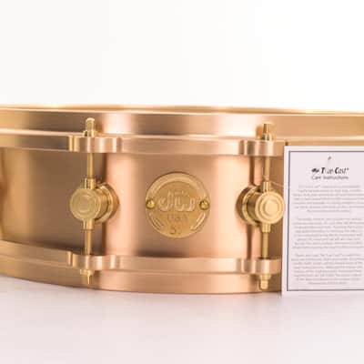 DW DRVZ0414STZ MFG True Cast Bell Bronze 4x14" Snare Drum 2026 nº57 image 1
