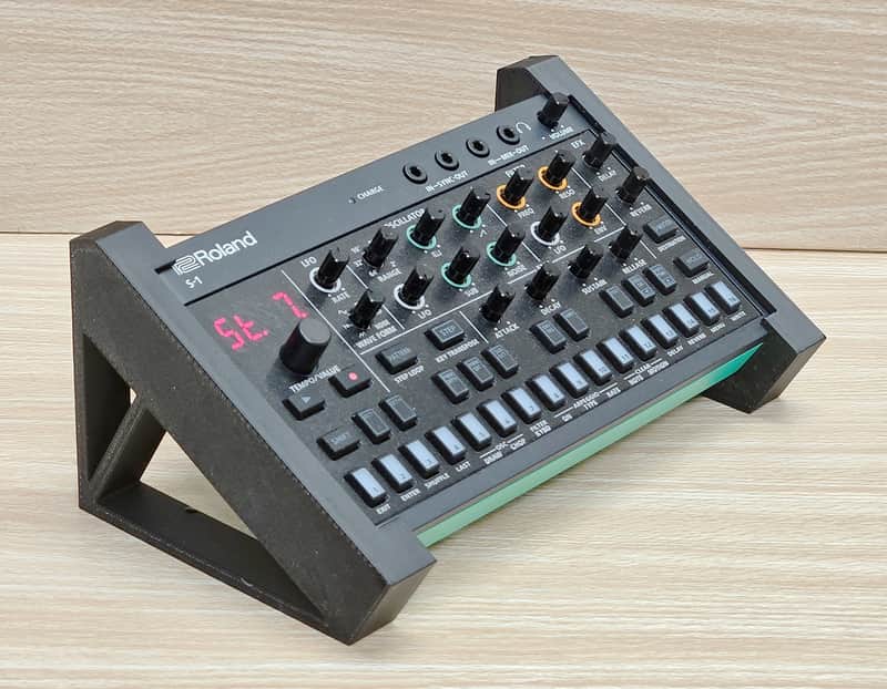 The Analog Source 30 Degree Angled Stand for Roland AIRA Compact P-6 T-8 J-6 S-1 Synthesizer image 1