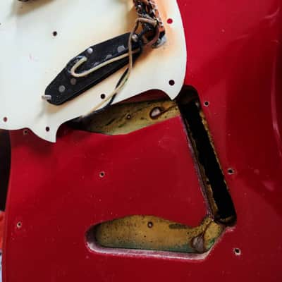 Fender Mustang USA vintage w/ohsc 1967 - Dakota red image 15