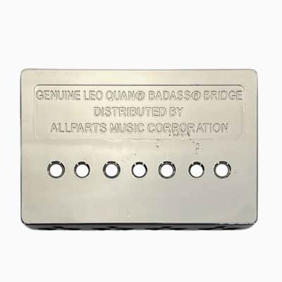 NEW Leo Quan® Badass® Bass III BRIDGE for Fender Precision Jazz GROOVED - NICKEL image 2