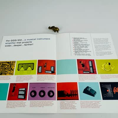Gibson GSS100 Amp Brochure, Super Rare! 1966 image 3