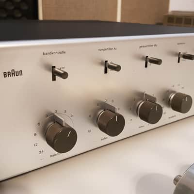 Amplifier Braun CSV 500 1968 - Silver / Black Working 100% Full Service Full Recap image 4