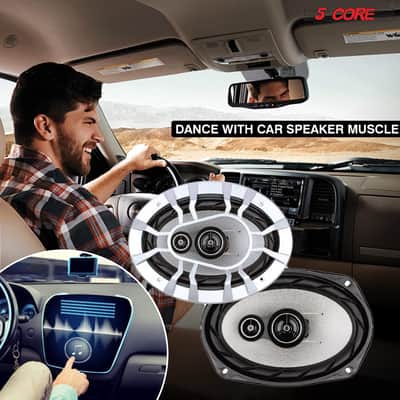 5 Core 6X9 Inch 4 Pieces Car Audio Coaxial Speaker 3 Way 1600 Watts PMPO Full Range Speakers Bild 9