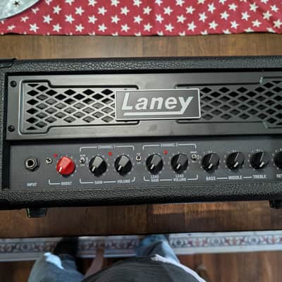 Laney IRF-DUALTOP Ironheart Dualtop 2-Channel 60-Watt Guitar Amp Head 2023 - Present - Black image 1