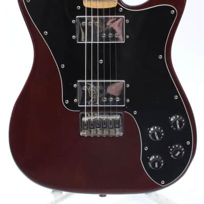 1978 Fender Telecaster Deluxe wine red image 2