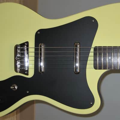 Danelectro '67 Dano Solidbody Electric Guitar 2022 - Yellow with Black Pickguard image 1