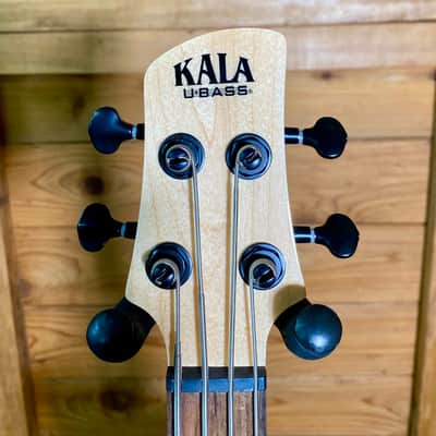 Kala Solid Body 4-String Fretted U-BASS - Candy Apple Red image 3
