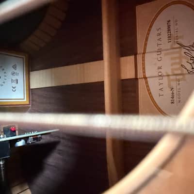 Taylor 814 ce-N 2019 - Spruce Top Rosewood sides. image 9