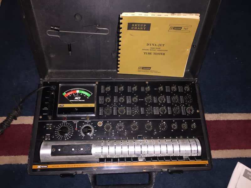 B&K  model 747  Dyna Jet solid state tube tester image 1
