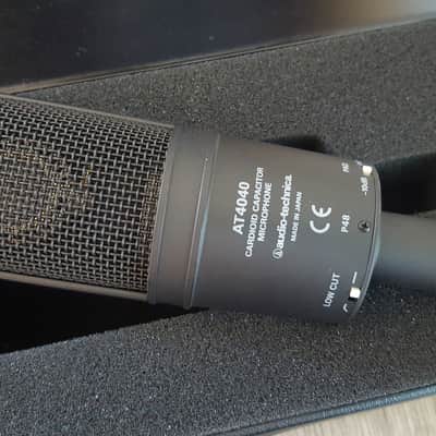 Audio-Technica AT4040 Large Diaphragm Cardioid Condenser Microphone 2010s - Black image 4