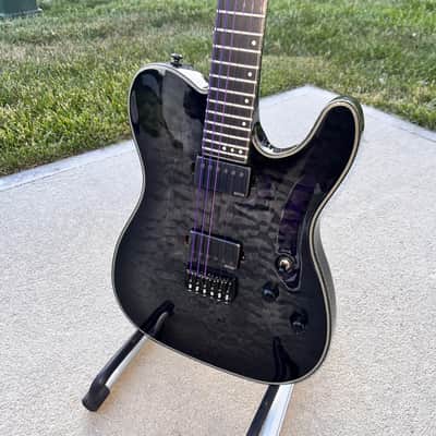 Schecter Hellraiser Hybrid PT 2016 - Present - Trans Black Burst image 1
