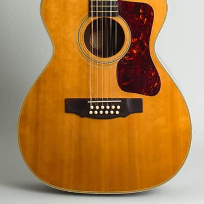 Guild  F-312 12 String Flat Top Acoustic Guitar (1970), ser. #AS-544, black hard shell case. image 3