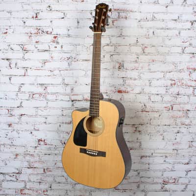 Fender - 2016 CD-100CE LH Left Handed Acoustic Electric Guitar Natural - USED image 7