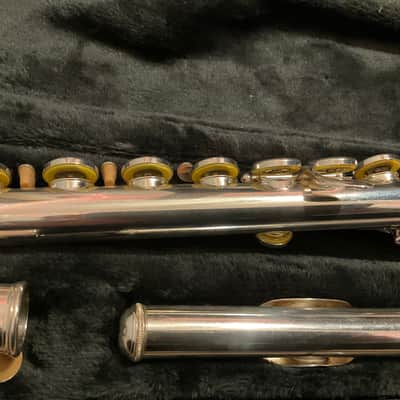 Yamaha Silverplated Flute Clean w/All New Pads image 7