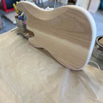 Madlad Instruments Ash  Vintage '51 Precision Bass PBass Style Body (custom made with pride in north Texas) - Unfinished image 6