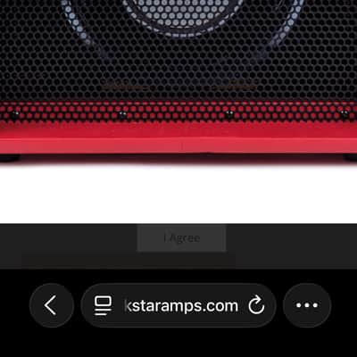 Blackstar Studio 10 KT88 Red 2024 - Red image 9