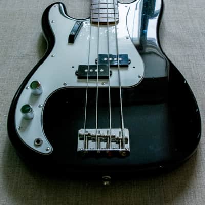 Fernandes The Revival Lefty Left Handed Precision Bass 1985 Black image 6