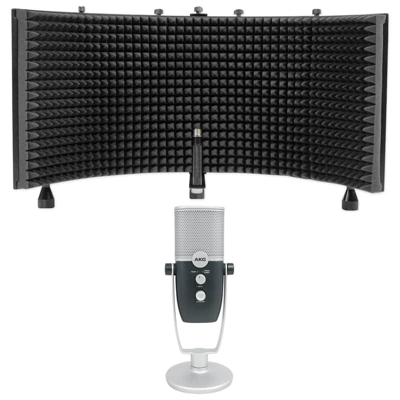 AKG ARA C22 USB Condenser Microphone+Stand+Shield For Recording/Podcast/Gamer image 1