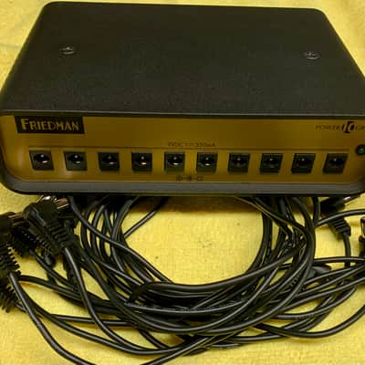 Friedman Power Grid 10 Power Supply 2010s - Black with Gold Faceplate image 5