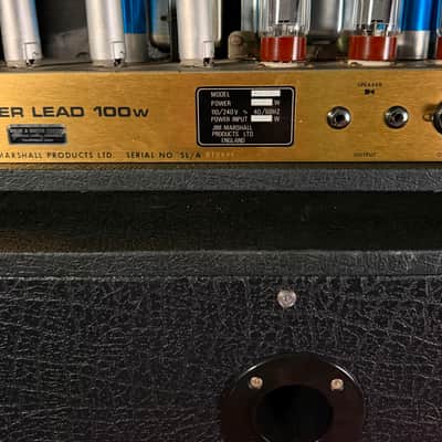 Marshall JMP 1959 MK II Super Lead 2-Channel 100-Watt Guitar Amp Head 1978 - Serviced image 4