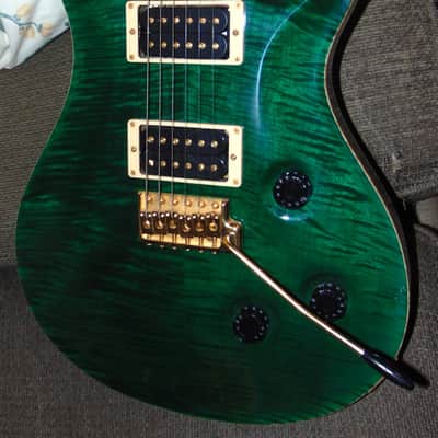 Paul Reed Smith Custom 24 Artist Package Emerald Green w/Birds and OHSC w/OHSC PRS image 10