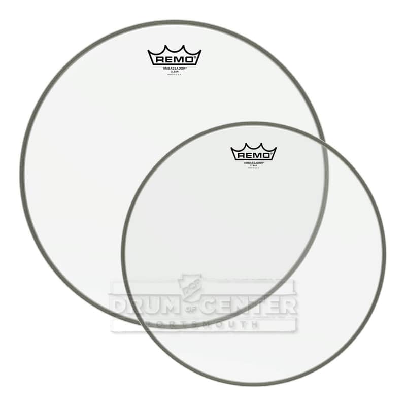 Remo Ambassador Clear Drumhead Pack 12"/14" image 1