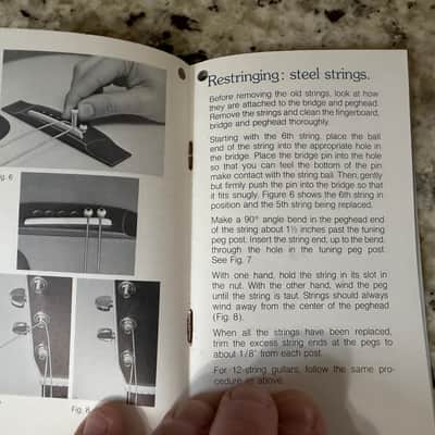 Takamine Owners Manual Hang Tag Nice New Old Stock 1978 EF F132s 360 400 340 image 5