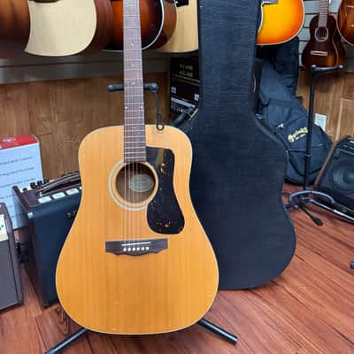 Guild D4-NT Dreadnought Acoustic Guitar -Westerly RI USA 1991 - Natural Satin- Bridge Re-glue w/Hard Case image 24