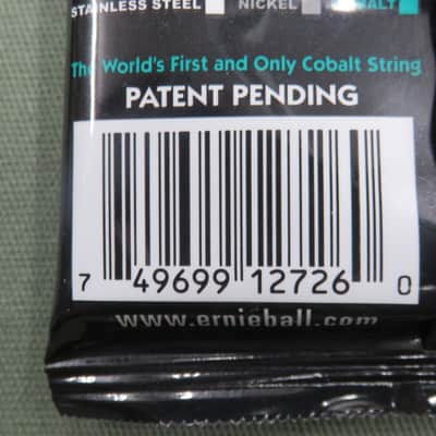 Ernie Ball 2726 Cobalt Power Slinky Electric Guitar Strings (12-56) image 4