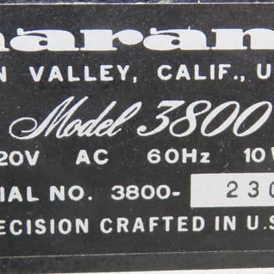 MARANTZ 3800 INTEGRATED AMPLIFIER FULLY SERVICED RECAPPED EXCELLENT CONDITION image 12