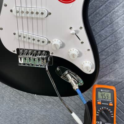 Fender Squier Debut Series "Amazon" Stratocaster Satin Black SkunkWerx In USA Fret Polish and Setup image 19