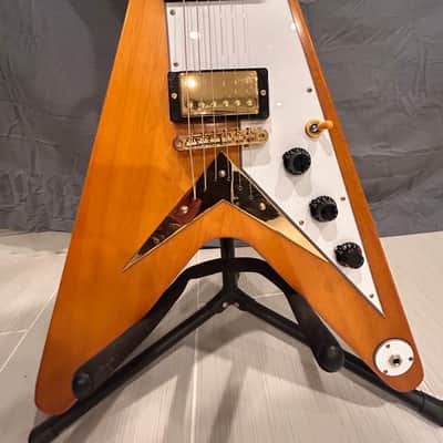 Epiphone Inspired by Gibson Custom 1958 Korina Flying V Aged Natural - 2024