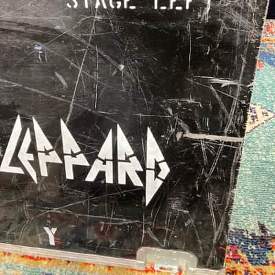 Def Leppard Logo, Tour Used Case Panel Wall Hanging "S6A" "Stage Left" (#20) image 4