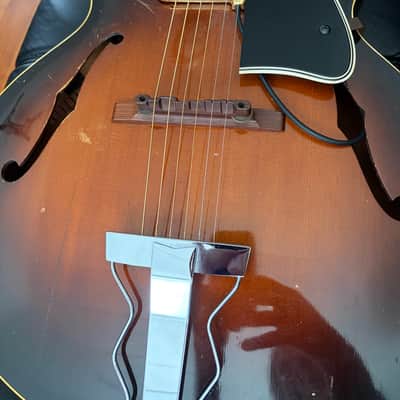 Gibson Archtop Acoustic Electric L-50 F-Hole 1948 Sunburst w DiMarzio Pickup image 3