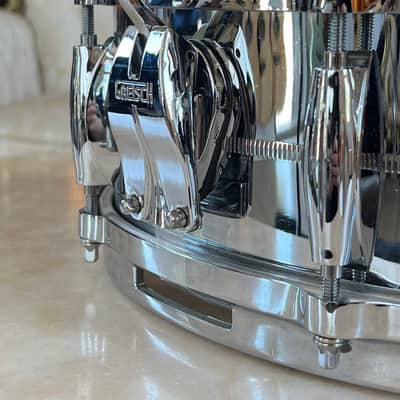 Gretsch Drums Usa Custom 14x05 Chrome over Brass image 3