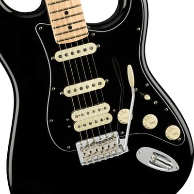 Fender American Performer Stratocaster HSS with Maple Fretboard 2018 - Present - Black image 5