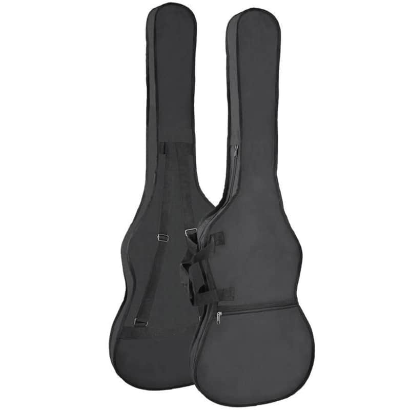 Electric Bass Guitar Gig Bag With Large Pocket - Black B-00 image 1