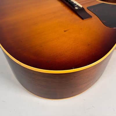 1959 Gibson LG-1 Sunburst Finish Acoustic Guitar w/OSSC image 15