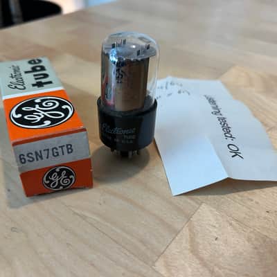 6SN7 tube NOS NIB GE USA 1960s image 1
