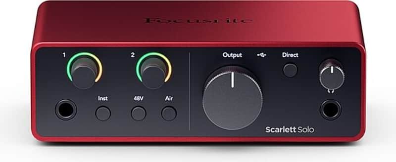 Focusrite Scarlett Solo 4th gen image 1