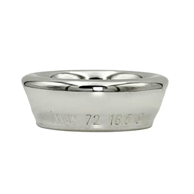 Verus 72 - French Horn Two-Piece Mouthpiece Rim Finish:Silver-Plated Brass Inner Diameter Size:16.25 mm Threading:Standard (.750 junction) image 2