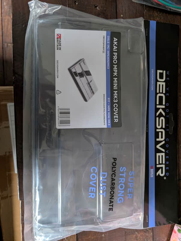 Decksaver DSLE-PC-MPKMINIMK3 Akai MPK Mini MK3 LE Cover 2020s - Clear image 1