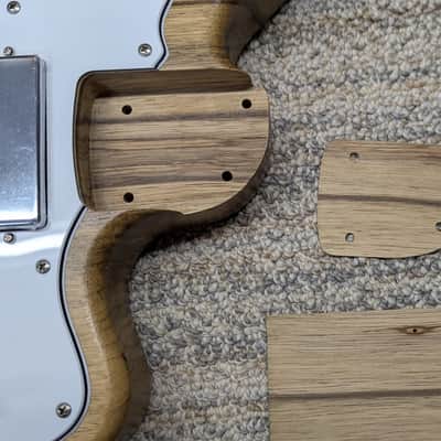 Four Winds JX72 Jazzmaster style Black Limba Stoptail Offset * Mojotone Firebird Pickups * USA Luthier Handmade image 23