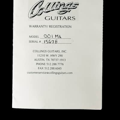 2008 Collings 001 MH All Mahogany 12-Fret Parlor Acoustic ~ Natural image 8