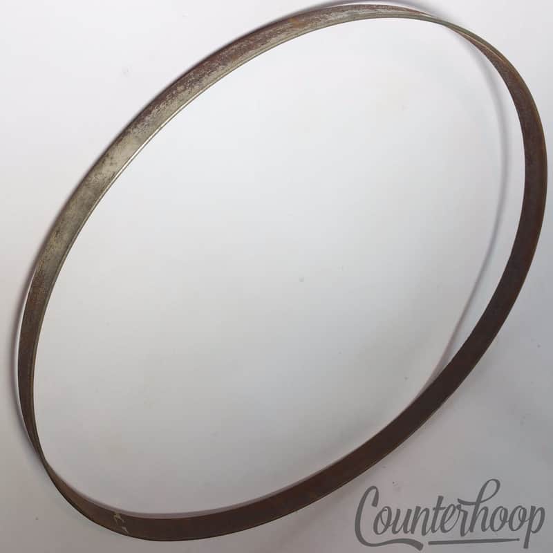 Ludwig&Ludwig 14" Snare Batter Tom Resonant Drum Rim/Hoop Nickel 20s Chopper USA image 1